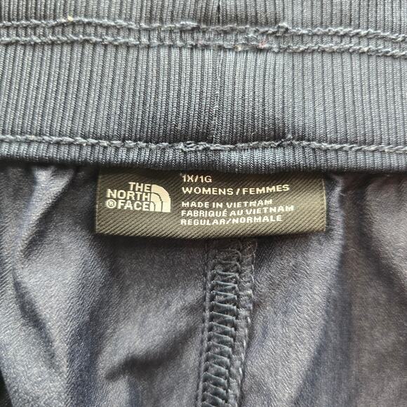The North Face Drawstring Activewear Lightweight Track Jogger Pants 1X Navy Blue - Picture 5 of 8
